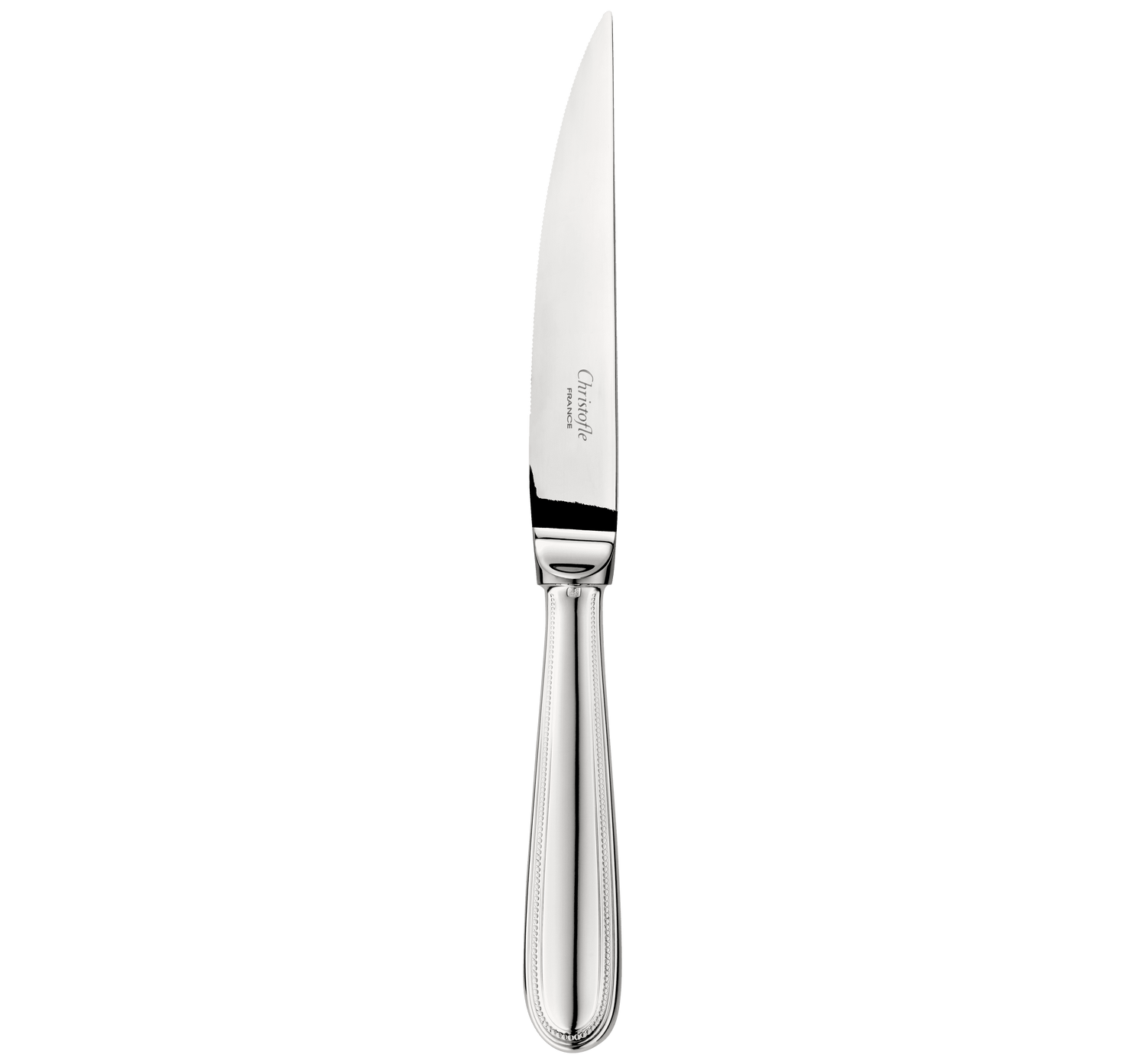 Christofle Perles Silver Plated Steak Knife