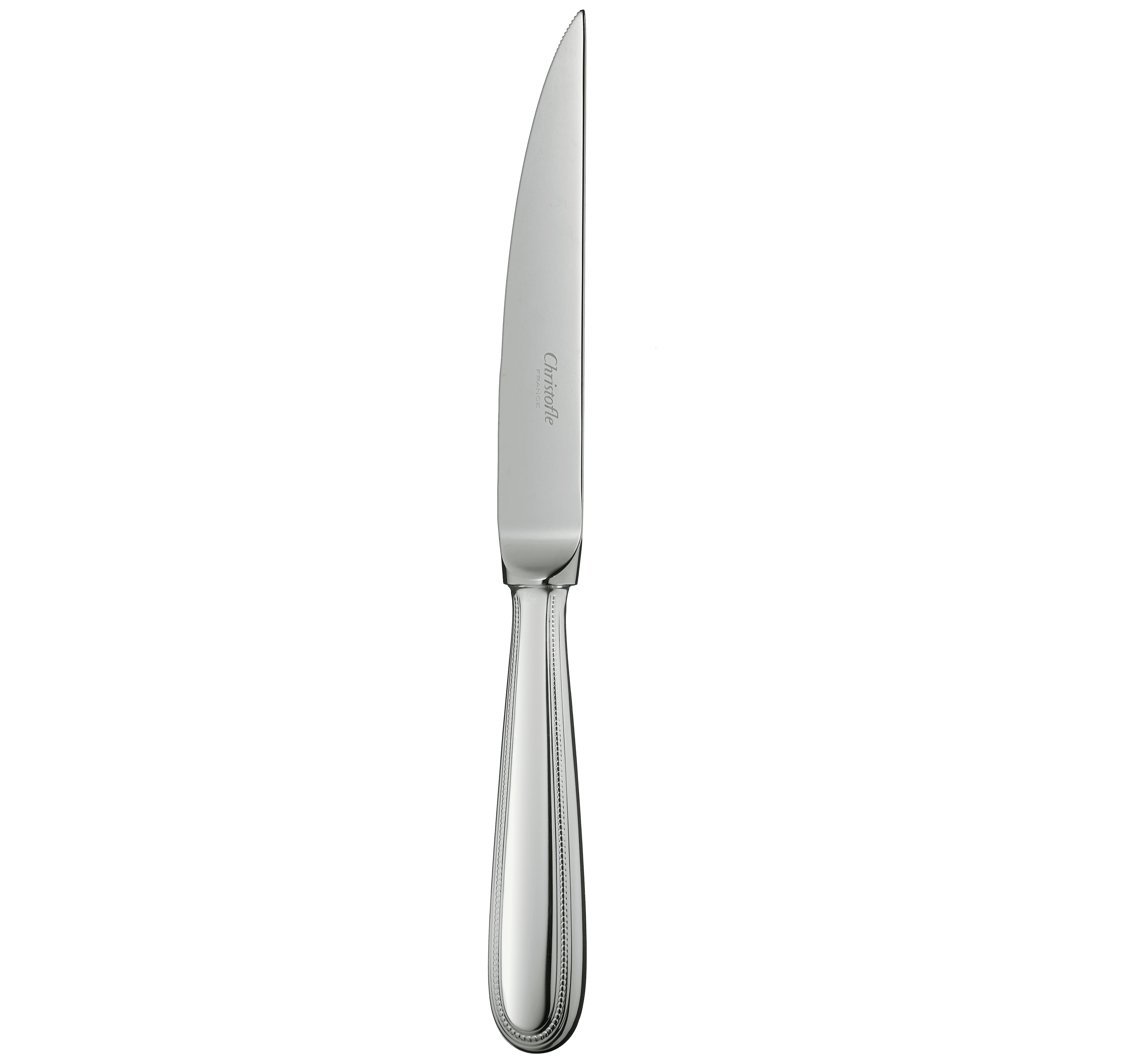 Christofle Perles Silver Plated Steak Knife