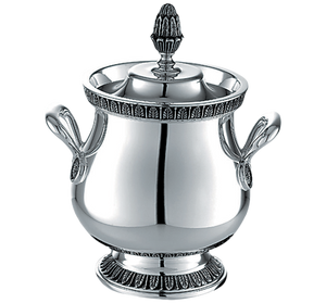 Christofle Malmaison Silver Plated Covered Sugar Bowl 30 Cl