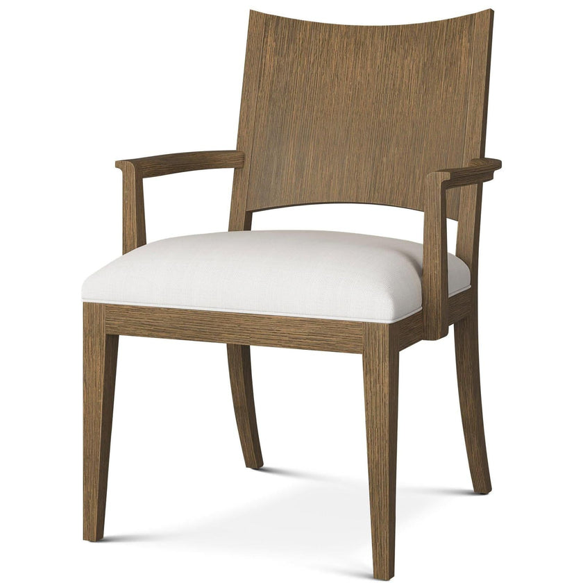 Theodore Alexander Coastal Northwood Dining Arm Chair - Set of 2