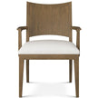 Theodore Alexander Coastal Northwood Dining Arm Chair - Set of 2