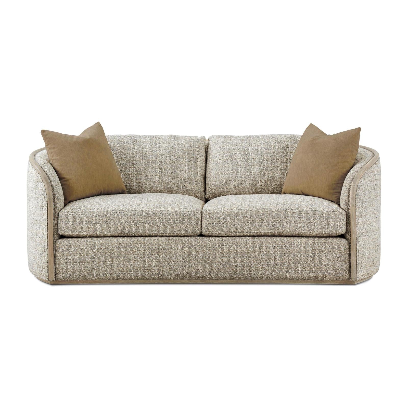 Theodore Alexander Seated Toulon Latte Sofa