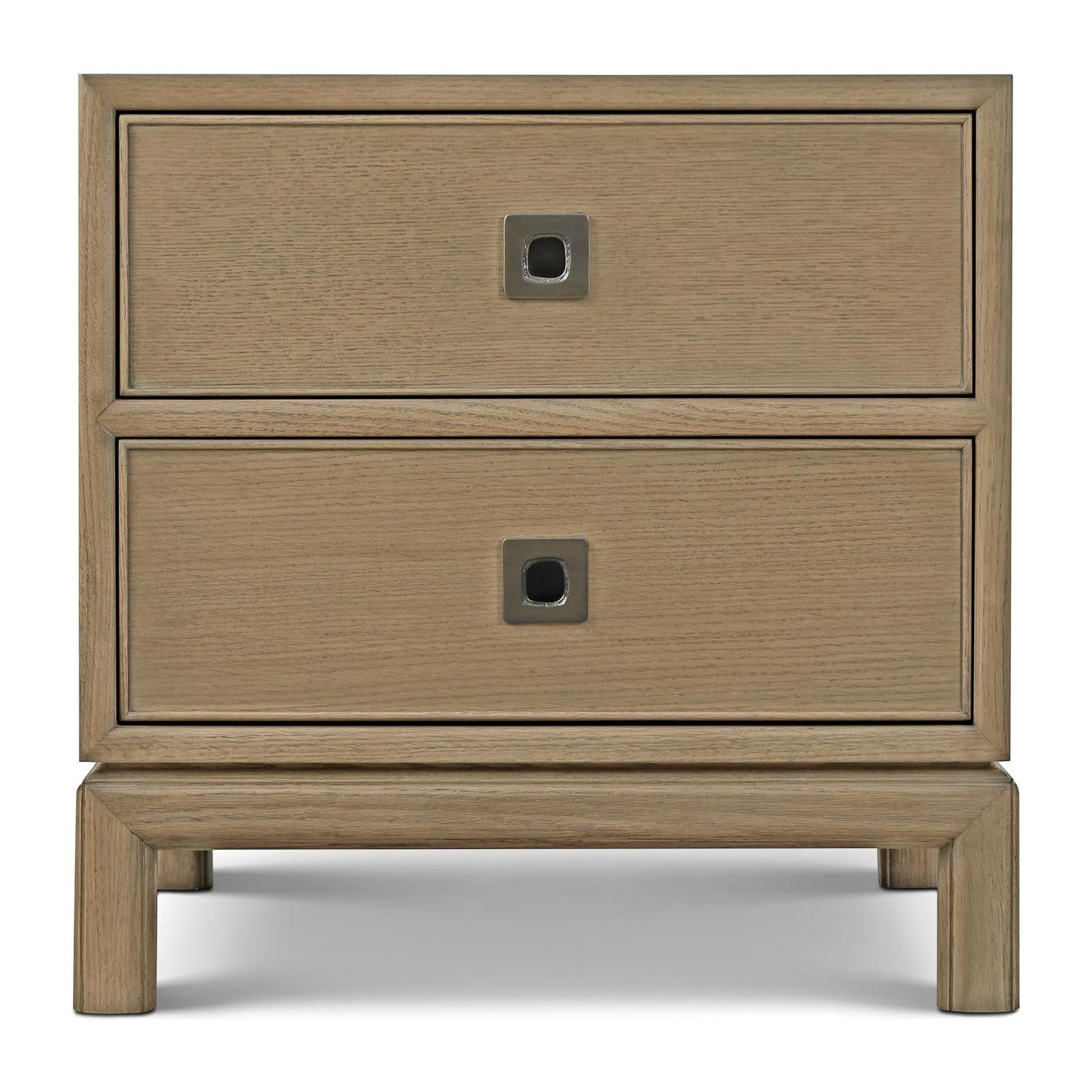 Theodore Alexander Montauk 2-Drawer Side Table