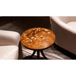 Theodore Alexander Perch Burl Corolla Drink Table