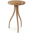 Theodore Alexander Perch Burl Corolla Drink Table