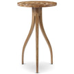 Theodore Alexander Perch Burl Corolla Drink Table