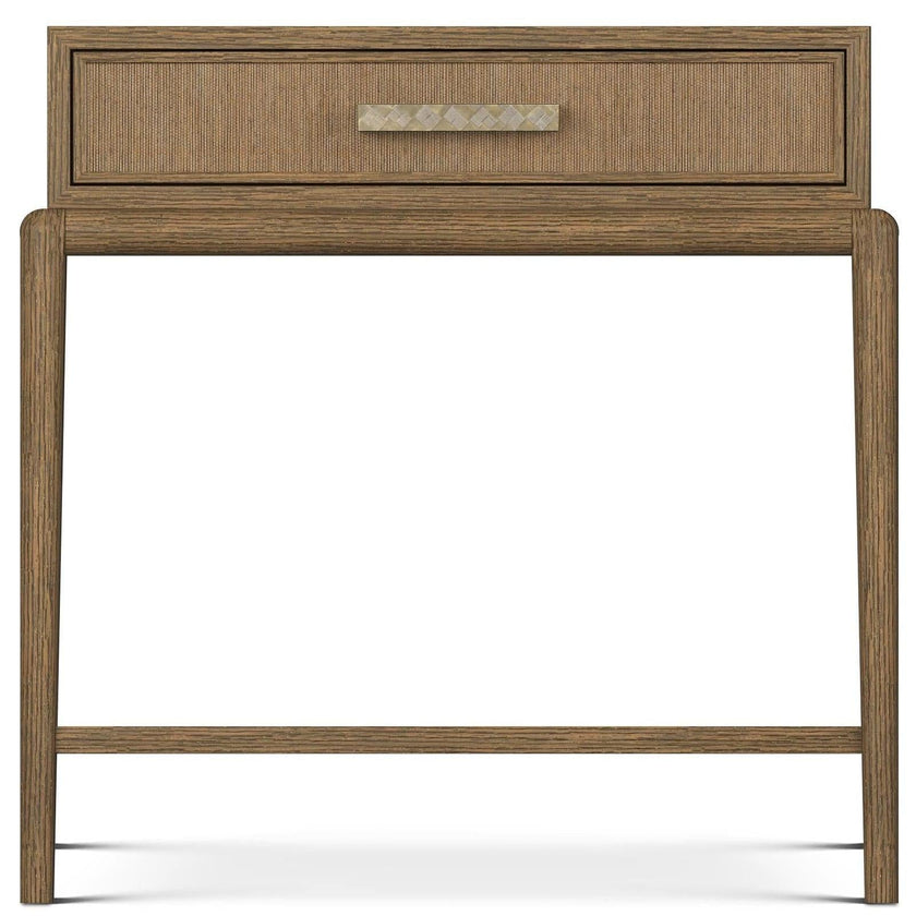 Theodore Alexander Coastal Flagler Side Table with Wallpaper
