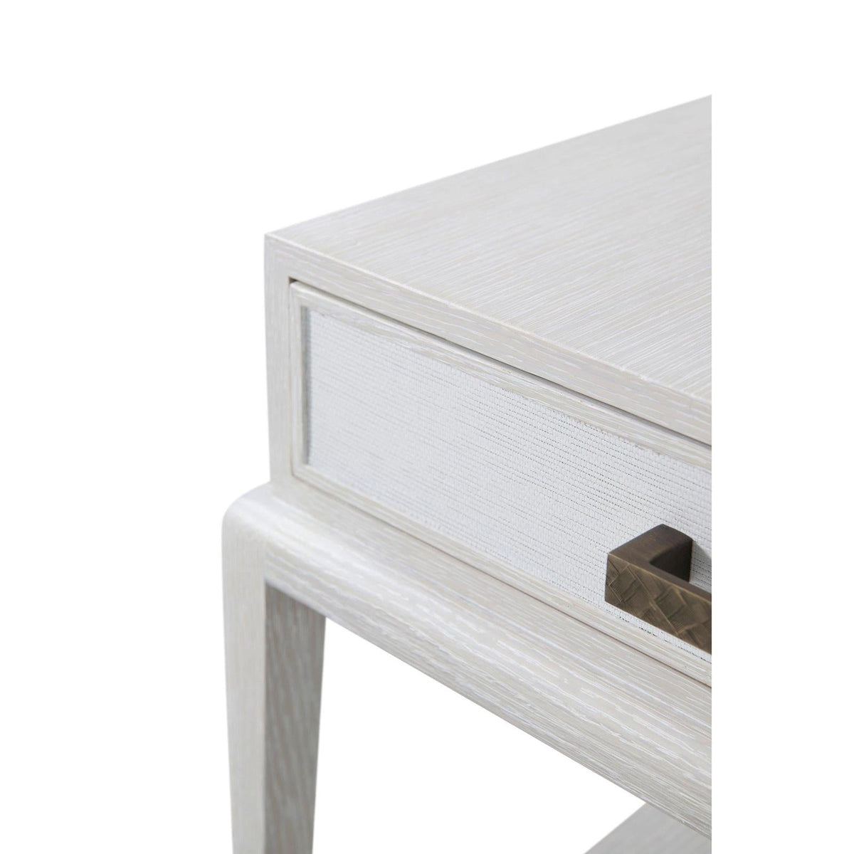Theodore Alexander Coastal Flagler Side Table with Wallpaper