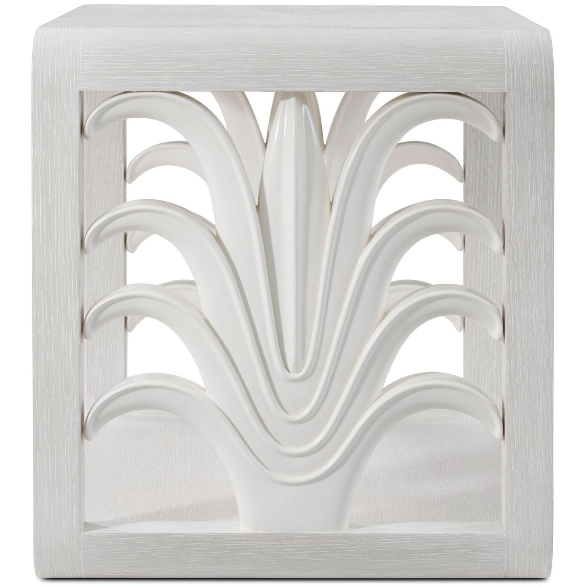 Theodore Alexander Coastal Royal Palm Side Table
