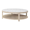 Theodore Alexander Horizon Round Quartz Cocktail Table