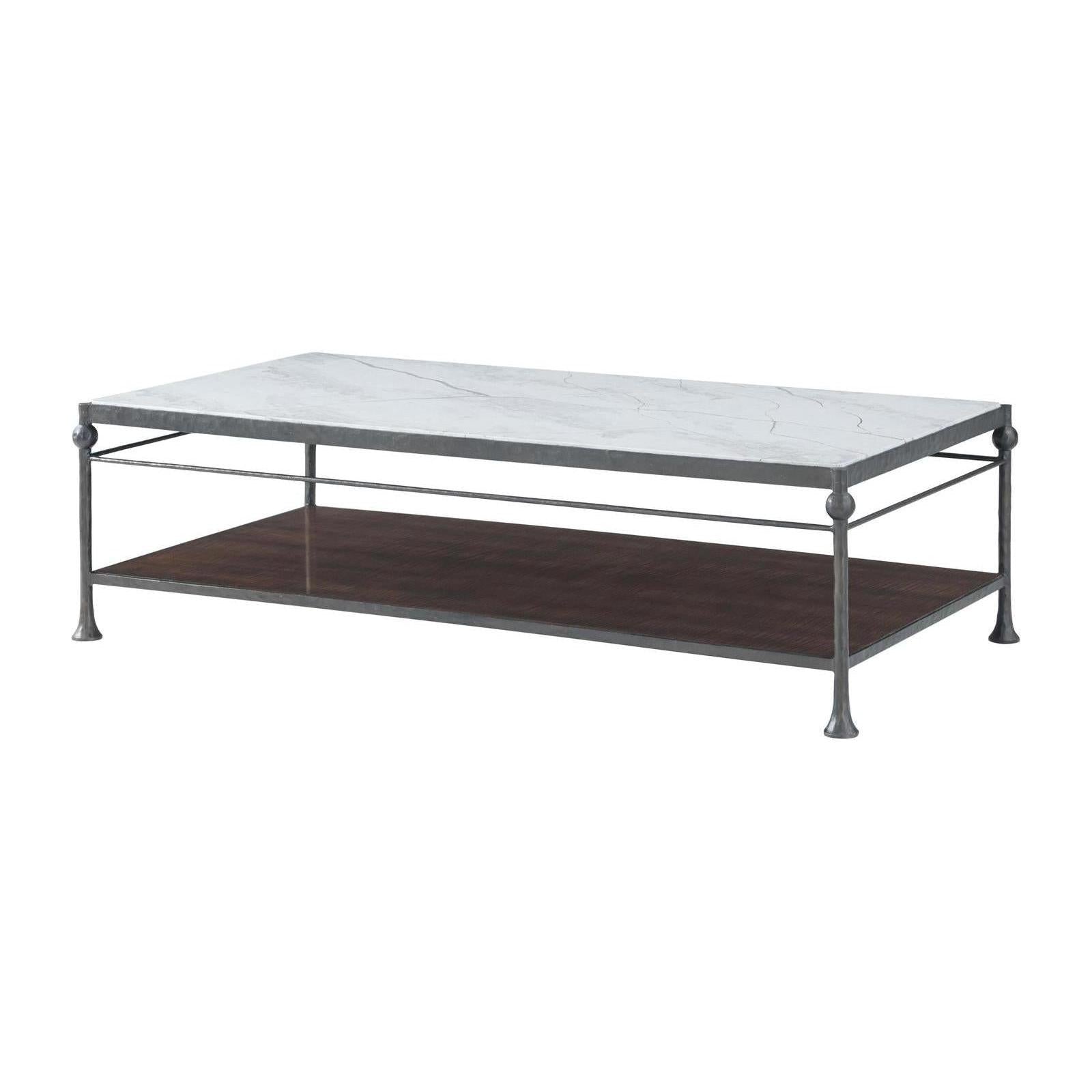 Theodore Alexander Spencer London Metal Cocktail Table