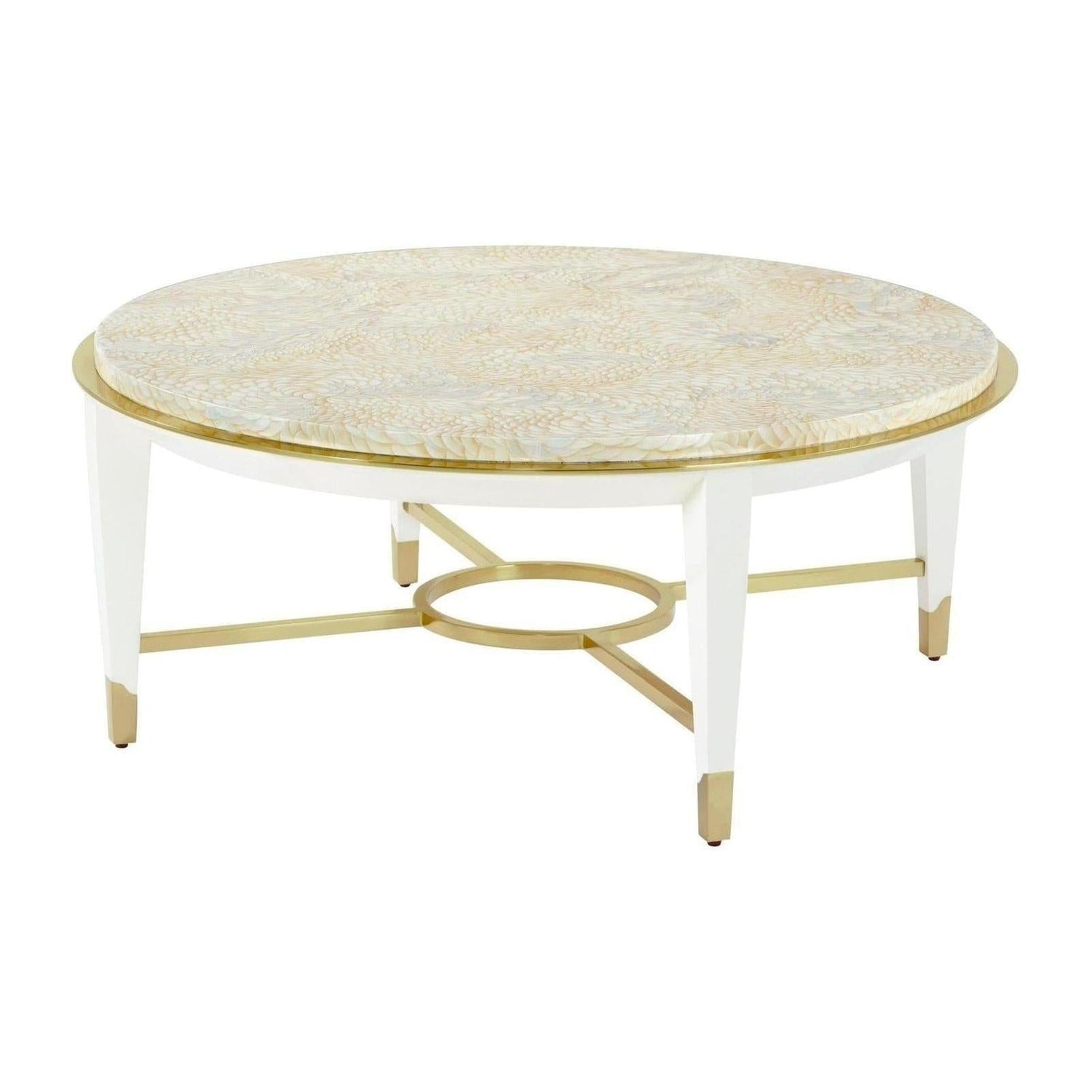 Theodore Alexander Judith Leiber Round Cocktail Table