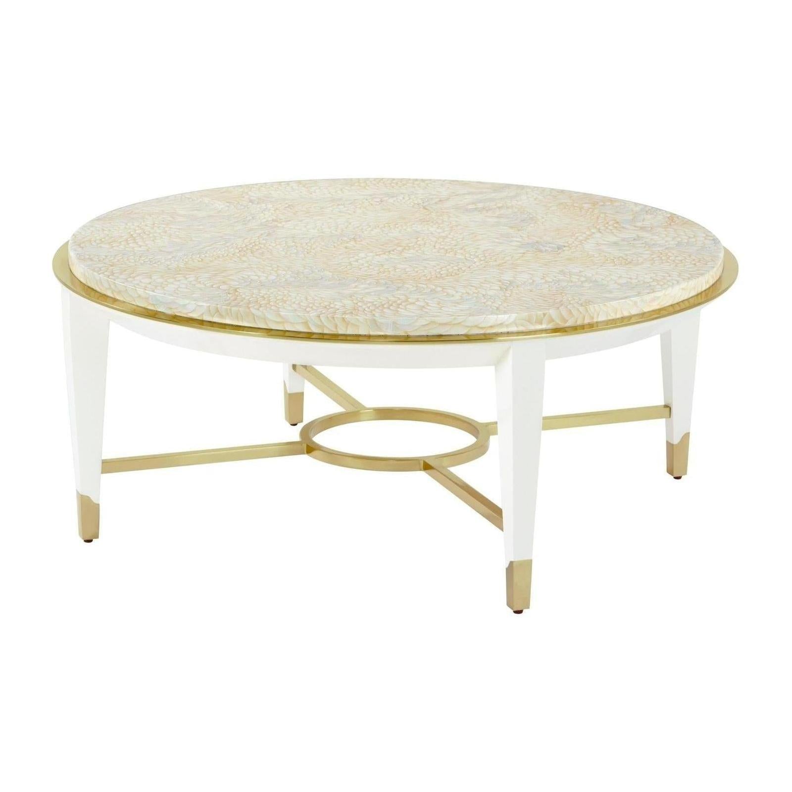 Theodore Alexander Judith Leiber Round Cocktail Table