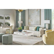 Theodore Alexander Coastal Singer Cocktail Table with Wallpaper