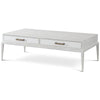 Theodore Alexander Coastal Singer Cocktail Table with Wallpaper