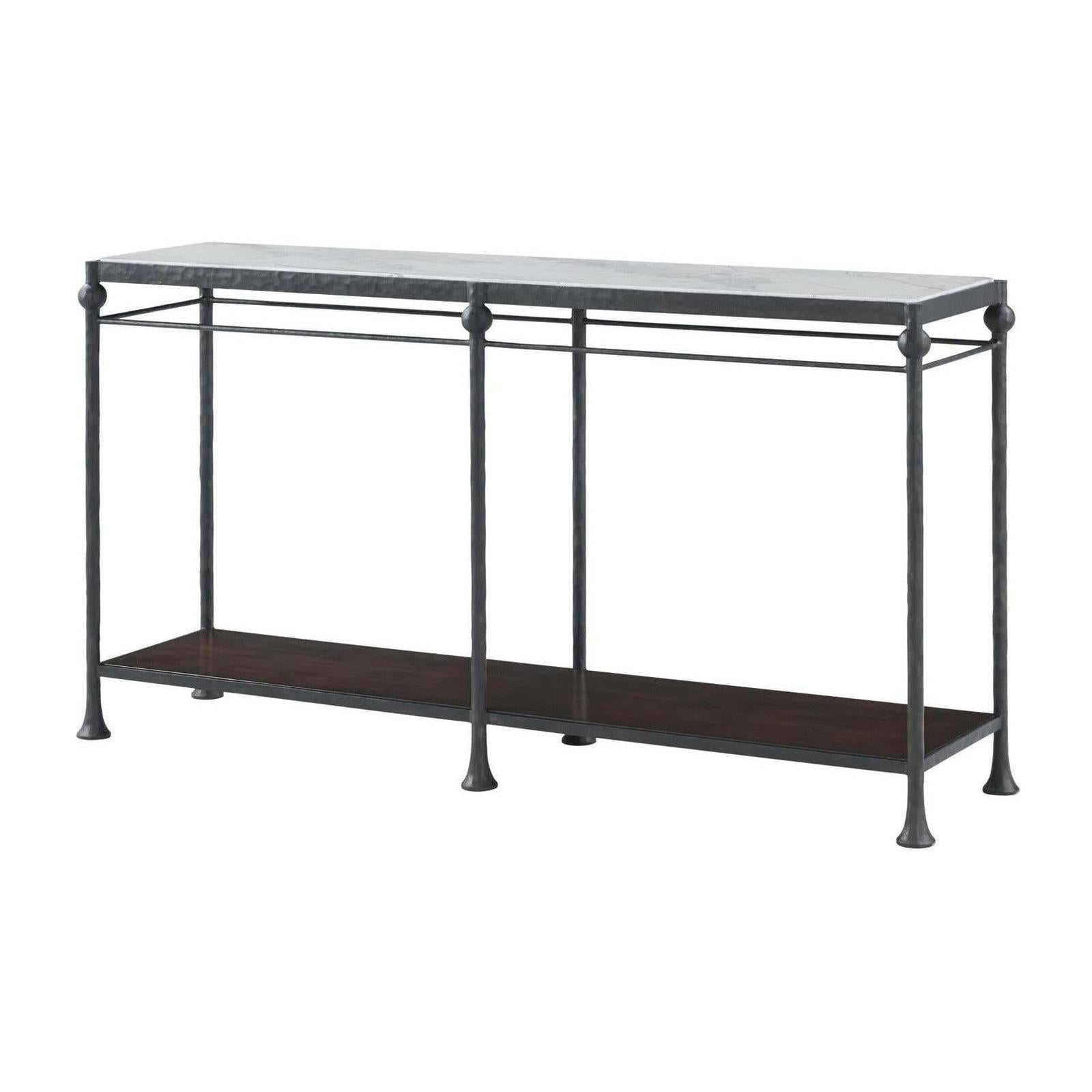 Theodore Alexander Spencer London Metal Console Table