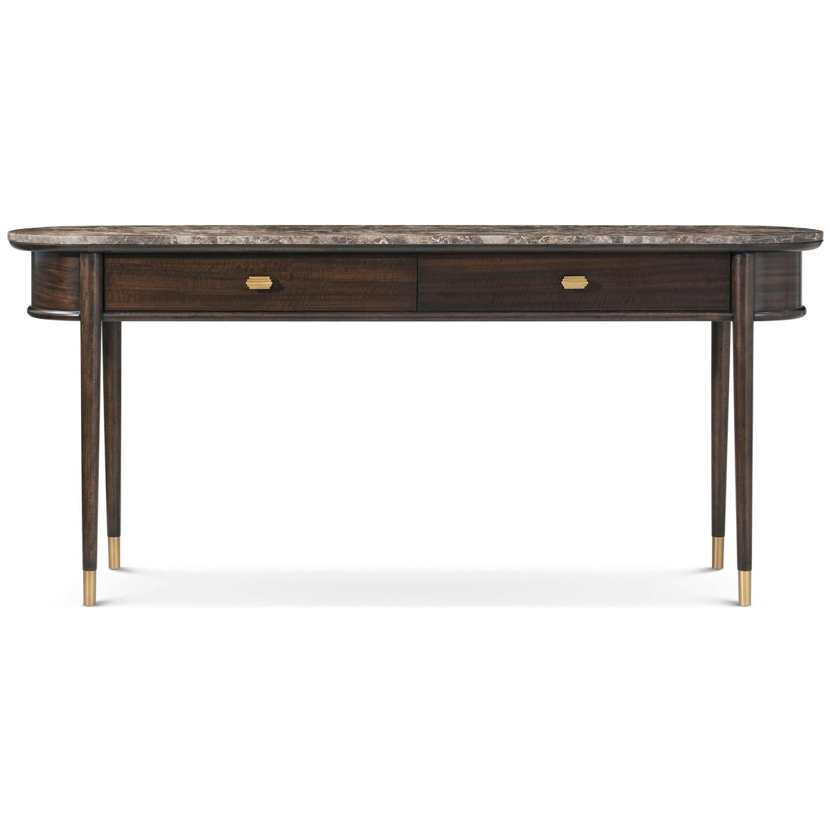 Theodore Alexander Spencer Green Park Curzon Marble Top Console Table
