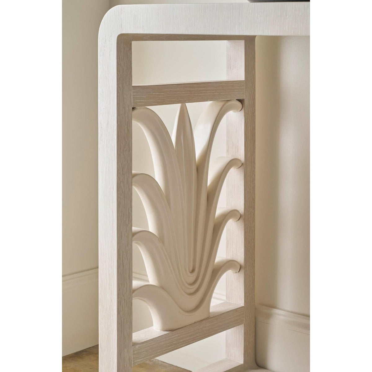Theodore Alexander Coastal Royal Palm Console Table