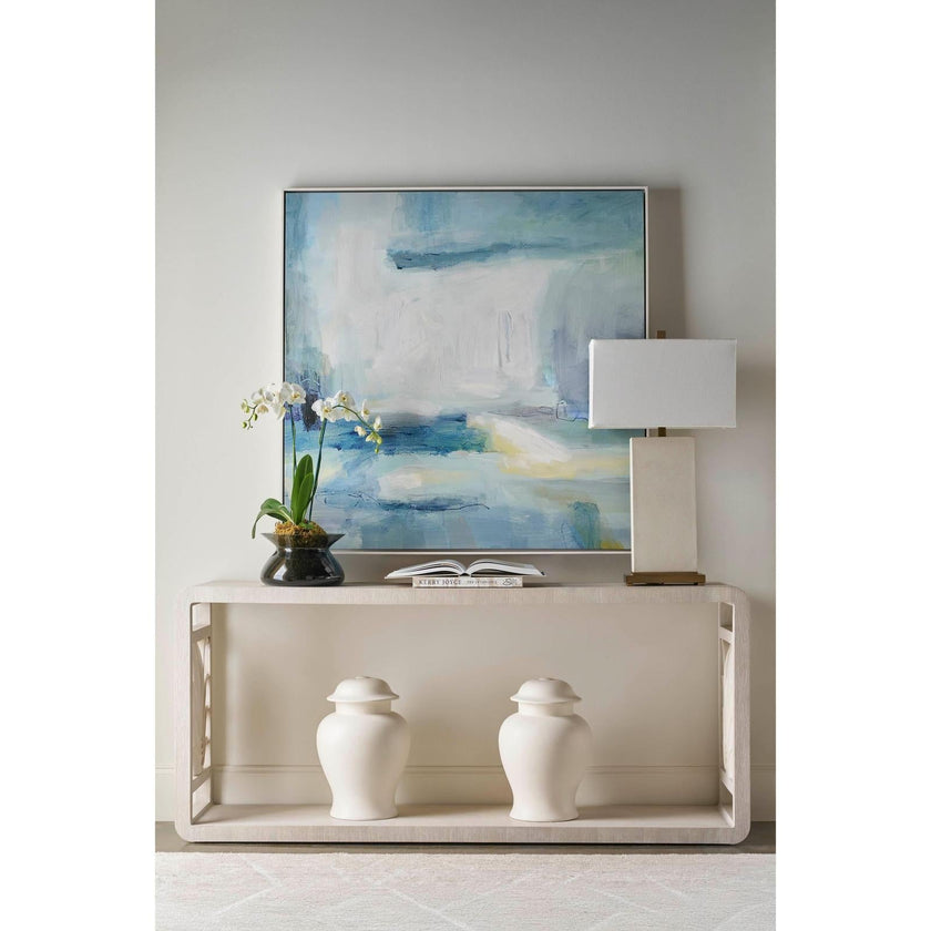 Theodore Alexander Coastal Royal Palm Console Table