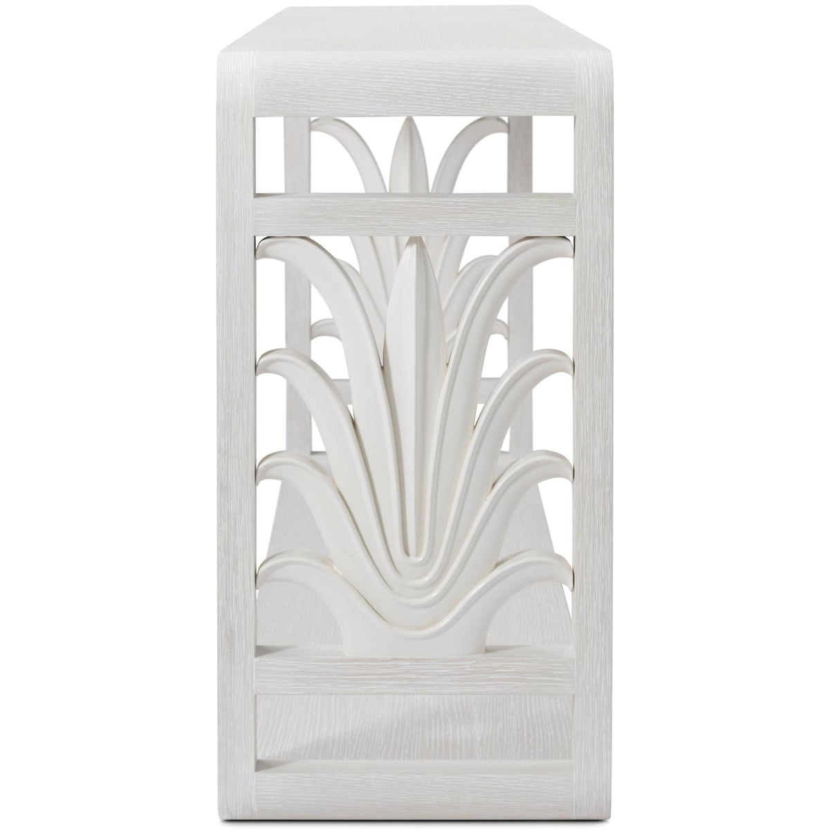 Theodore Alexander Coastal Royal Palm Console Table