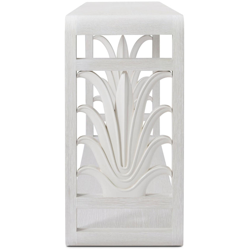 Theodore Alexander Coastal Royal Palm Console Table