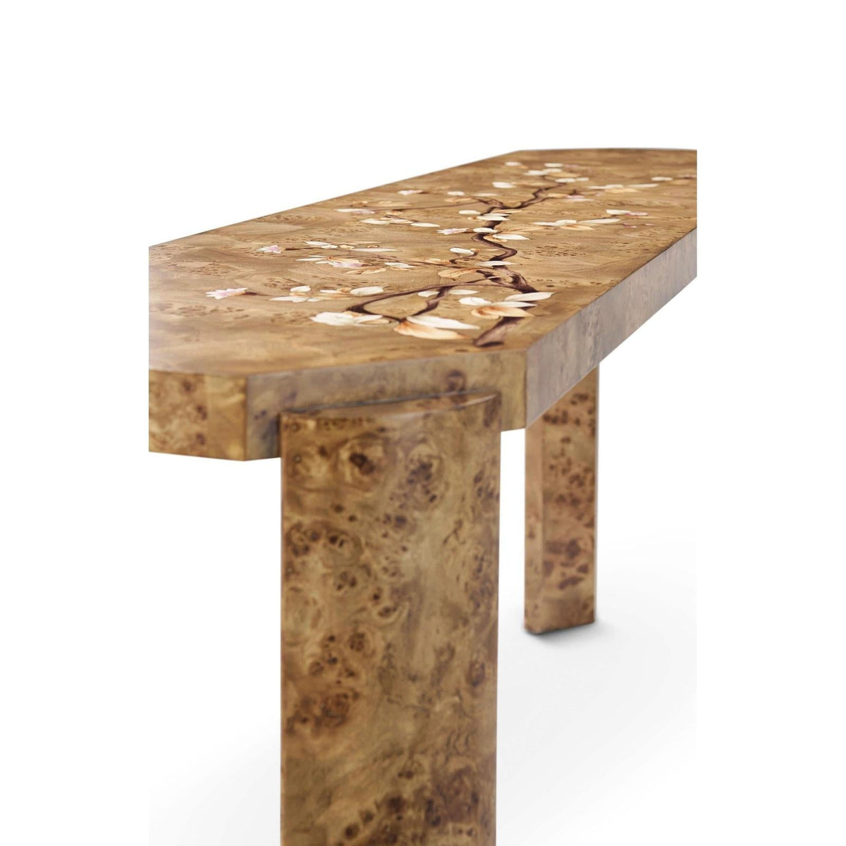 Theodore Alexander Perch Burl Chloris Console Table