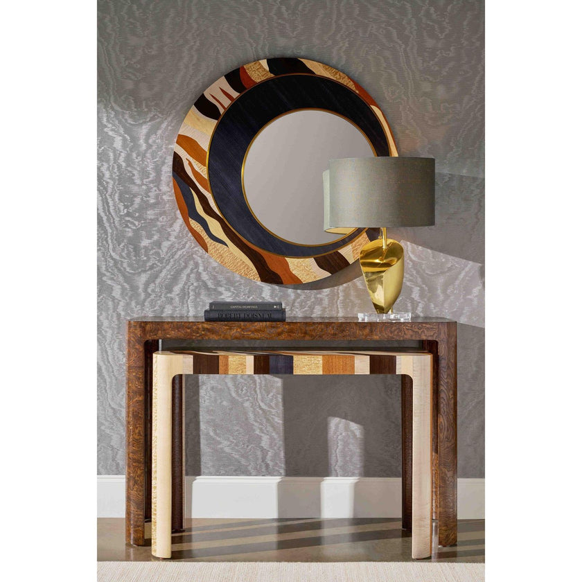Theodore Alexander Orbis Grainfall Nesting Console Table