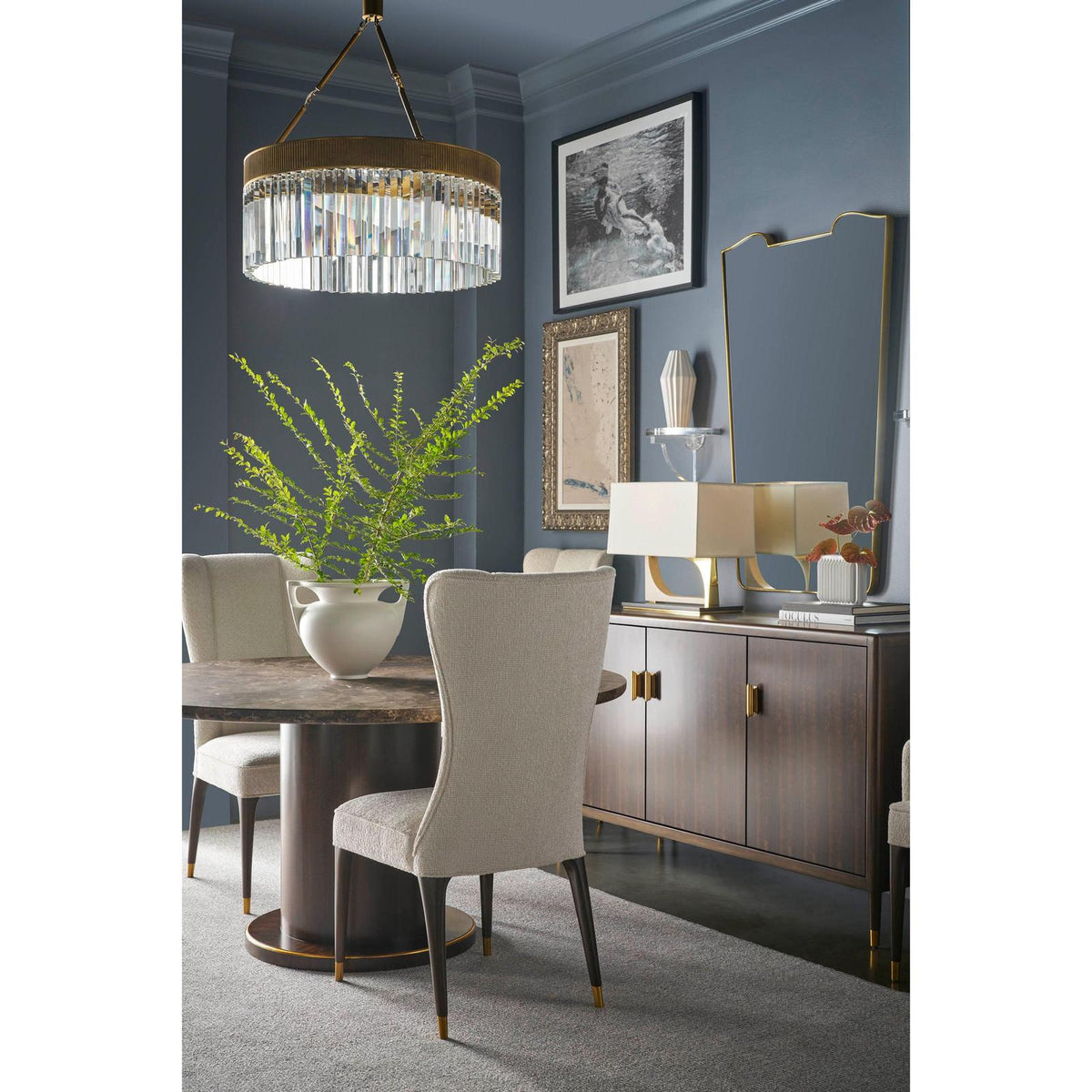 Theodore Alexander Spencer Green Park Belgravia Marble Top Dining Table