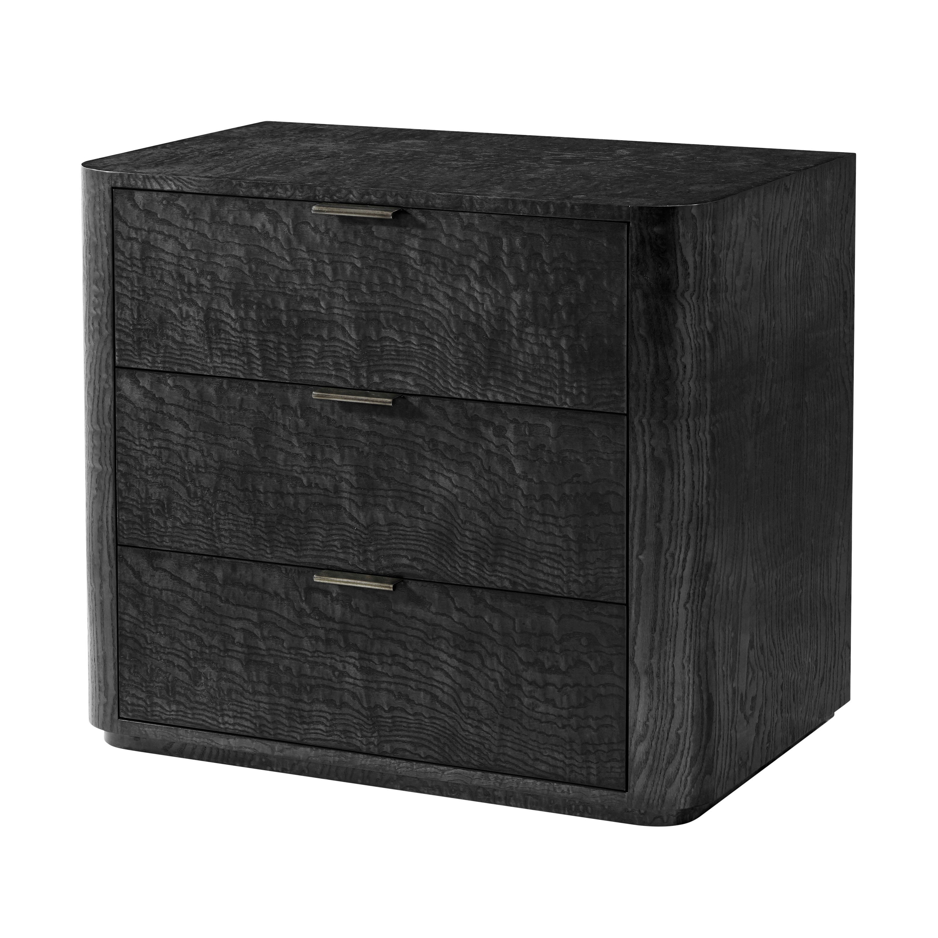 Theodore Alexander Kesden Three Drawer Nightstand