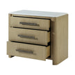 Theodore Alexander Essence Three Drawer Marble Top Nightstand