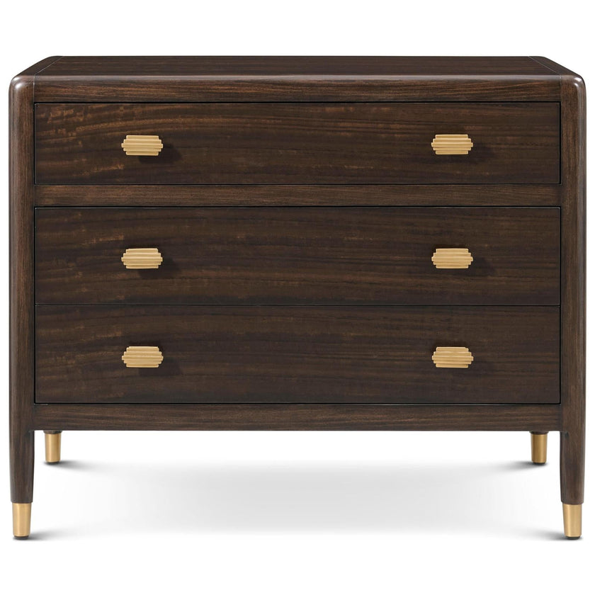 Theodore Alexander Spencer Green Park Arlington Street 3-Drawer Nightstand