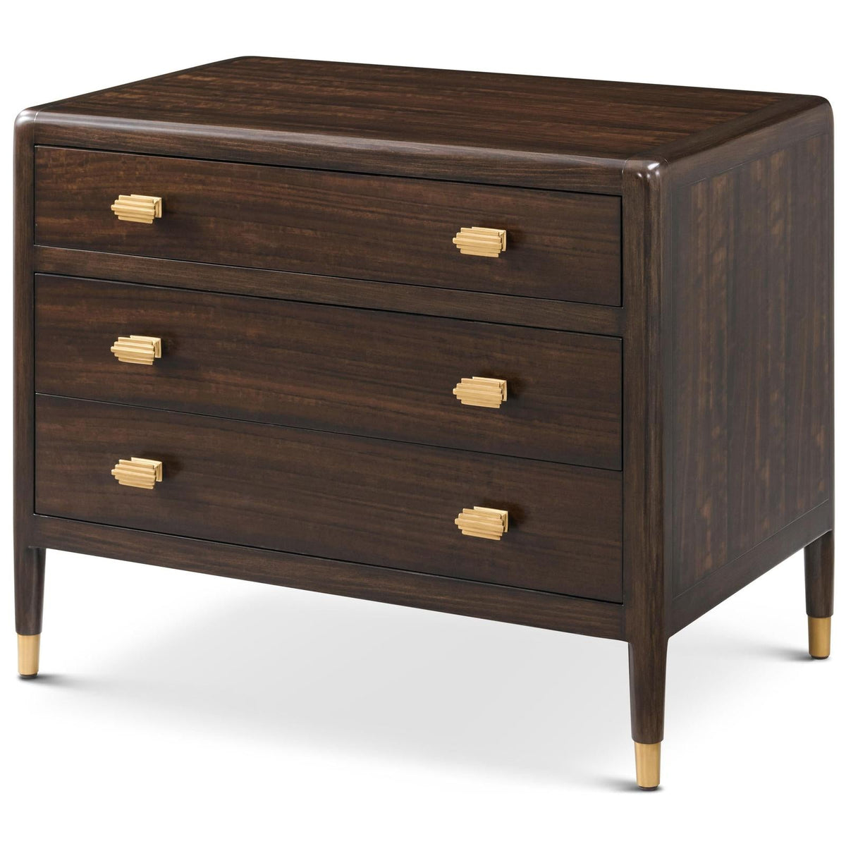 Theodore Alexander Spencer Green Park Arlington Street 3-Drawer Nightstand