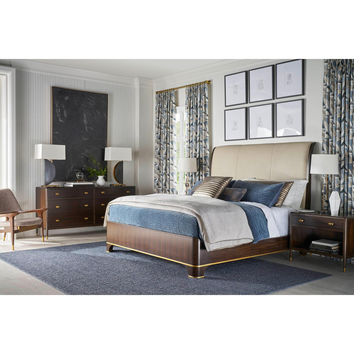 Theodore Alexander Spencer Green Park Berkeley 6-Drawer Dresser