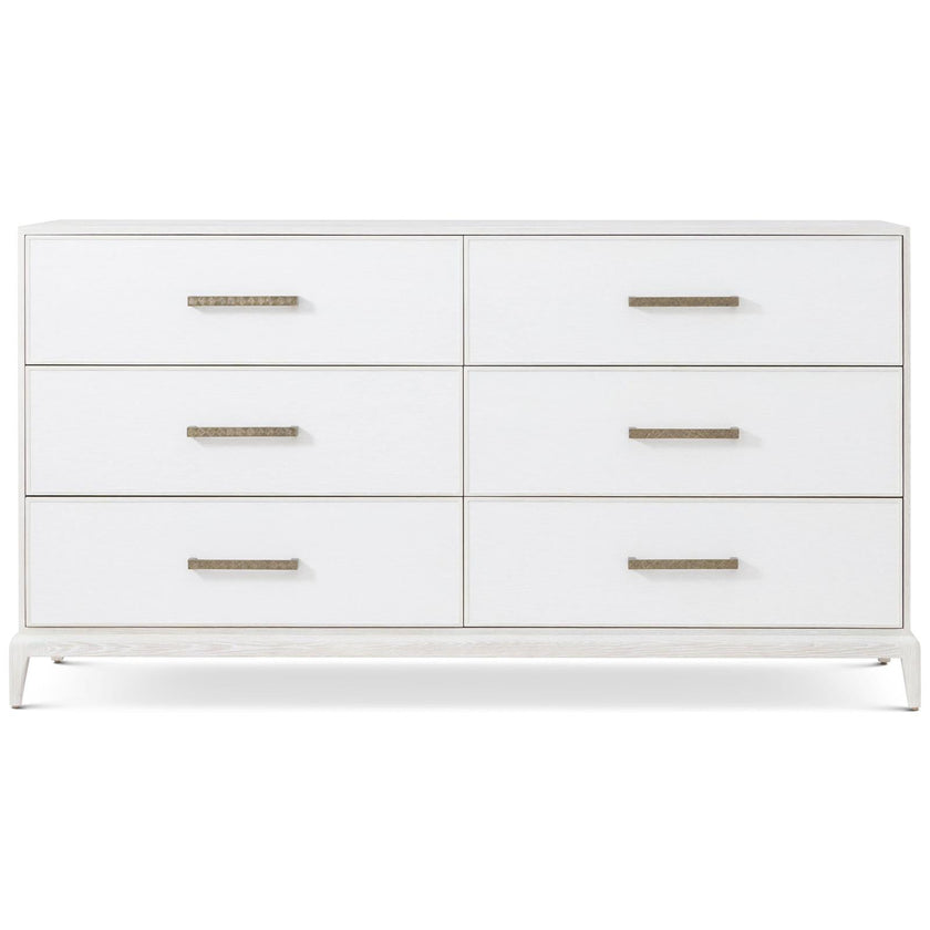 Theodore Alexander Coastal Townsend Dresser with Wallpaper