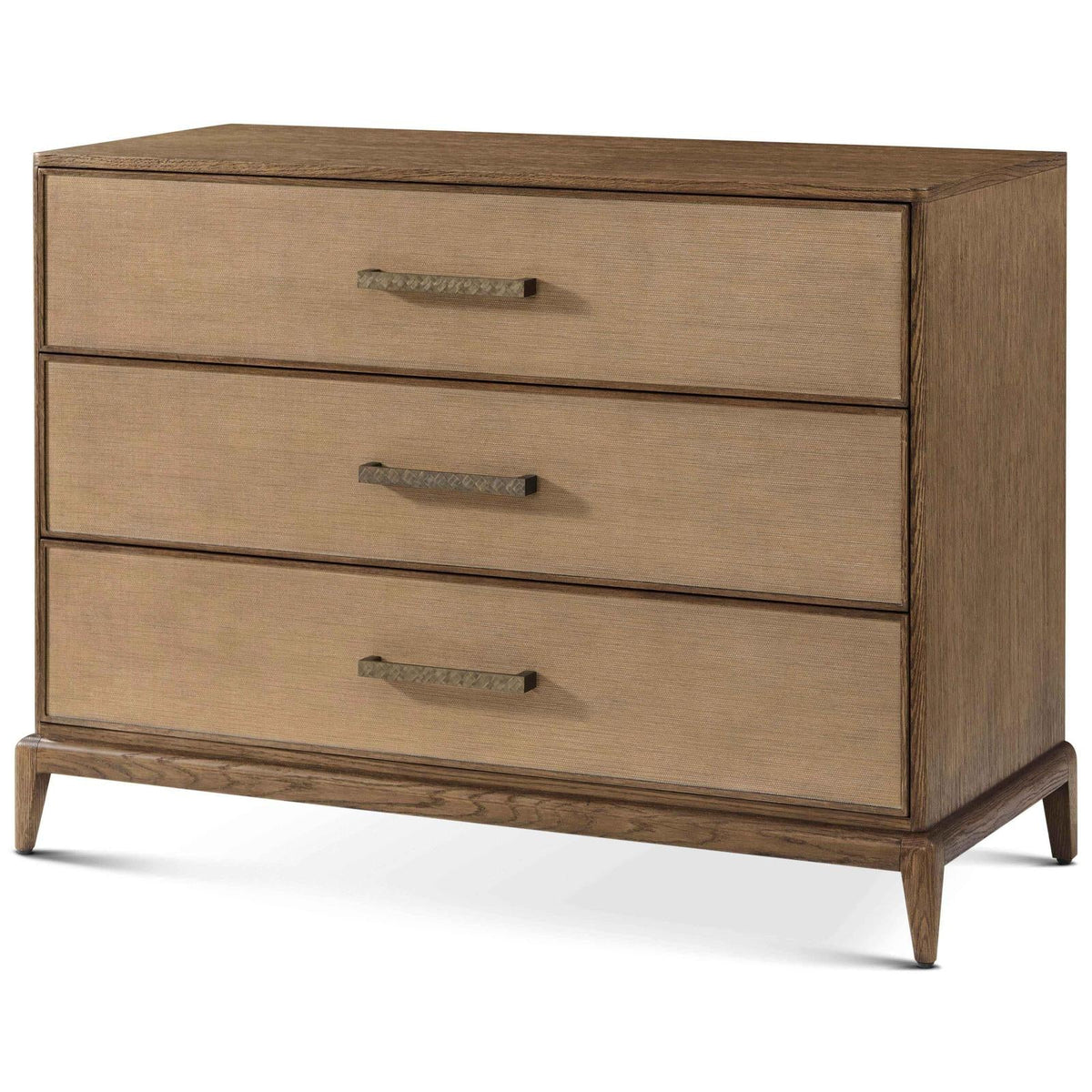 Theodore Alexander Coastal Mizner Bachelor's Chest with Wallpaper