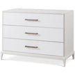 Theodore Alexander Coastal Mizner Bachelor's Chest with Wallpaper