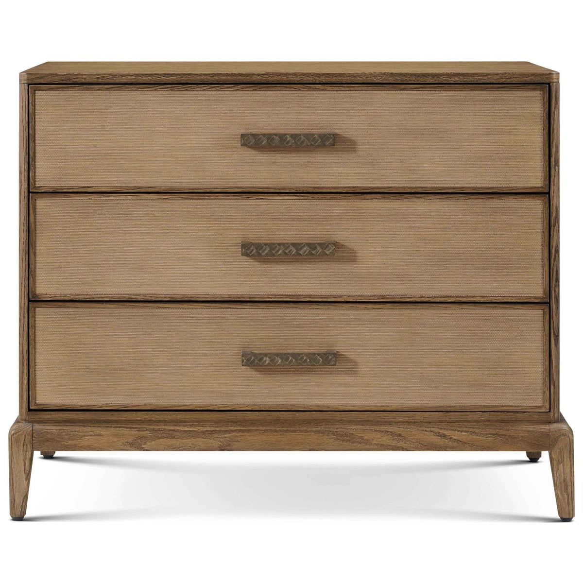 Theodore Alexander Coastal Worth Nightstand with Wallpaper