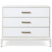 Theodore Alexander Coastal Worth Nightstand with Wallpaper
