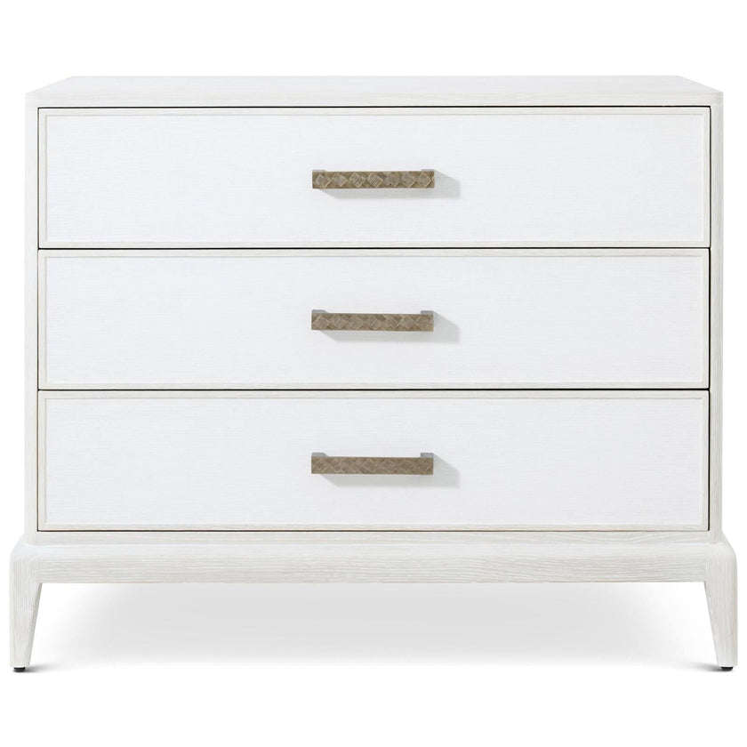 Theodore Alexander Coastal Worth Nightstand with Wallpaper