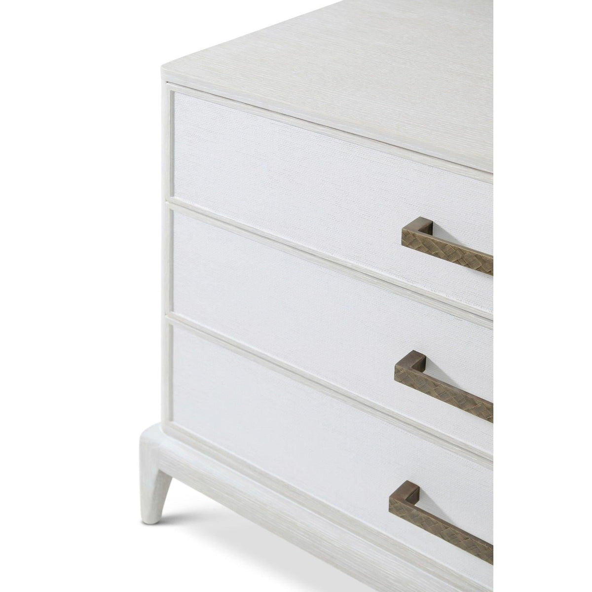 Theodore Alexander Coastal Worth Nightstand with Wallpaper