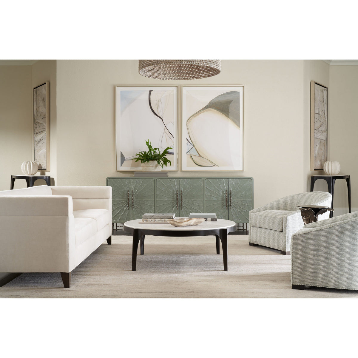Theodore Alexander Essence Starburst Media Cabinet