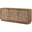 Theodore Alexander Coastal Amelia Credenza with Wallpaper