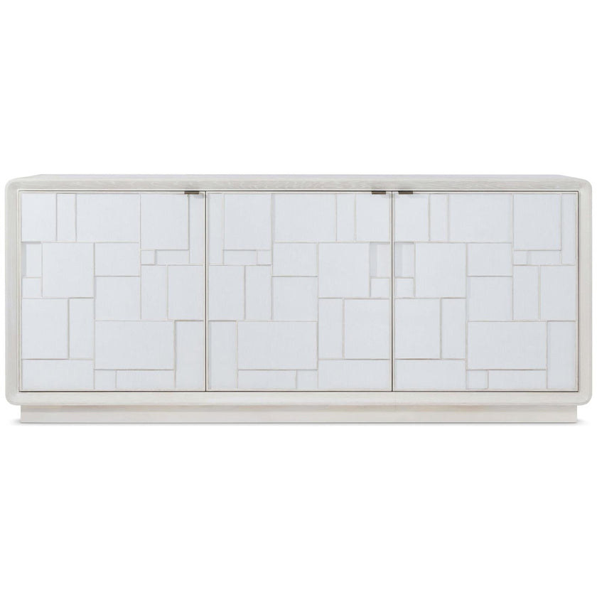 Theodore Alexander Coastal Amelia Credenza with Wallpaper