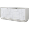 Theodore Alexander Coastal Amelia Credenza with Wallpaper
