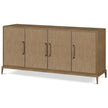 Theodore Alexander Coastal Stuart Credenza with Wallpaper