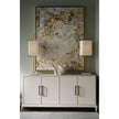 Theodore Alexander Coastal Stuart Credenza with Wallpaper
