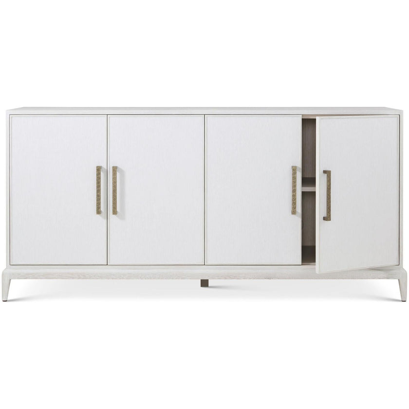 Theodore Alexander Coastal Stuart Credenza with Wallpaper