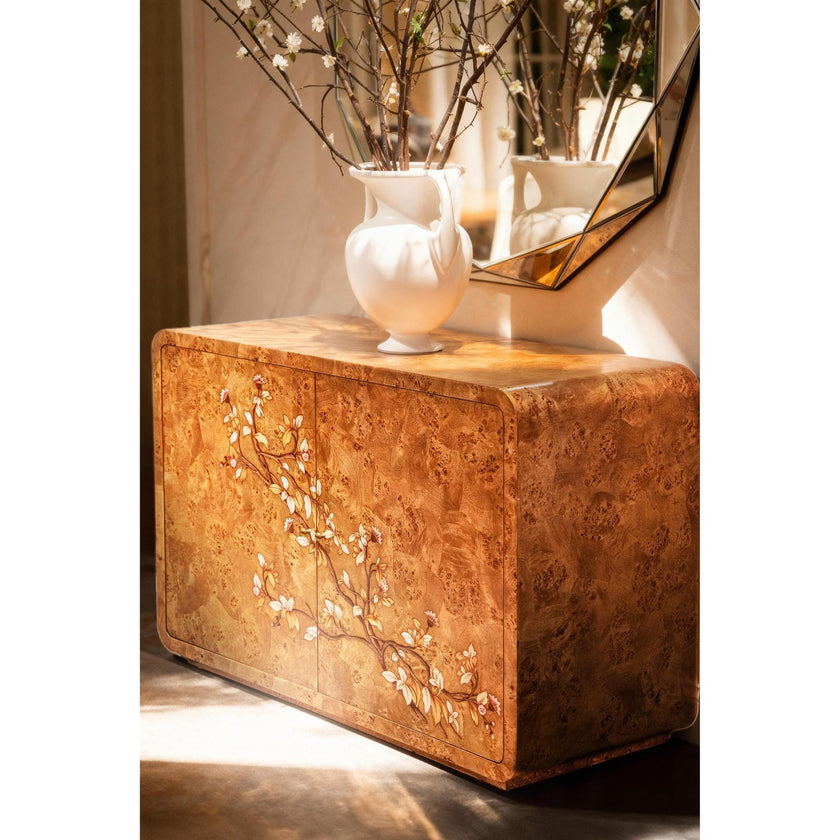 Theodore Alexander Perch Burl Calyx 2-Door Sideboard
