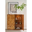 Theodore Alexander Perch Burl Flora Bar Cabinet