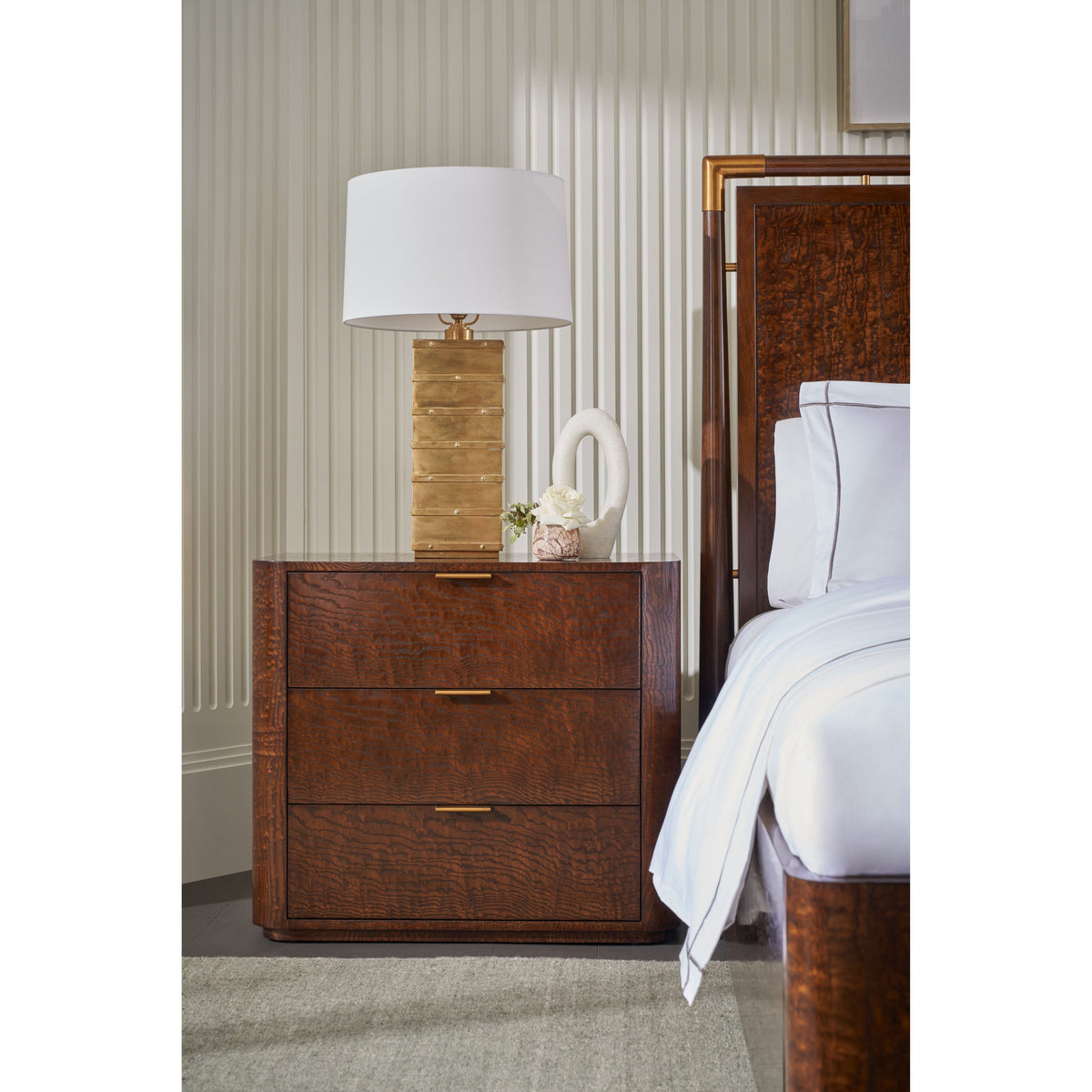 Theodore Alexander Kesden Wood Bed